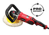 The Shurhold Industries, Inc. Pro Rotary Polisher Max Pack features a red and black polisher with a white wool pad and handle, labeled Shurhold—perfect for use with Buff Magic Compound or Pro Polish Sealant.