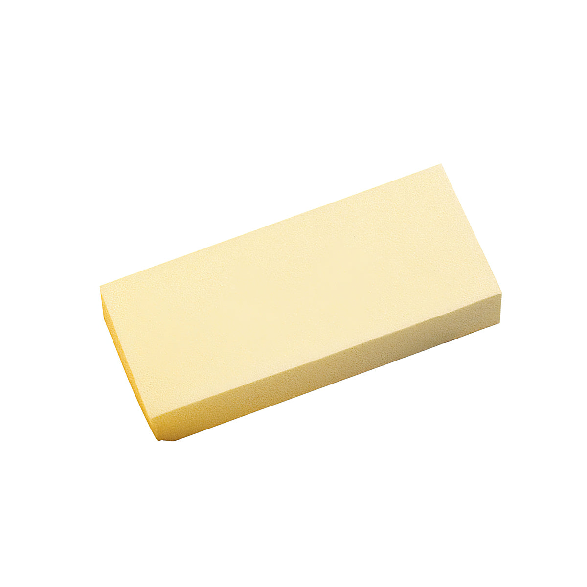 A rectangular PVA Sponge by Shurhold Industries, Inc., shown on a white background, resembles a stick of butter and is known for excellent water absorption.