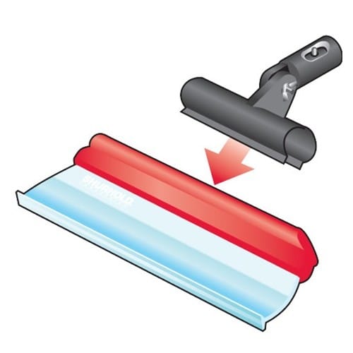 Shurhold Flexible Water Blade and Adapter Assembly Diagram