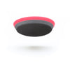 The Pro Polish Pad for DAP PRO by Shurhold Industries, Inc. is a round, multi-layered 7 foam pad in black, gray, and red—ideal for polishing and waxing with the Shurhold Dual Action Polisher PRO. Shown on a white background.