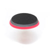 The Shurhold Industries Pro Polish Pad for DAP PRO is a 7 round foam pad, black and red with a gray stripe, designed for polishing and waxing with the Dual Action Polisher PRO, shown on a white background.