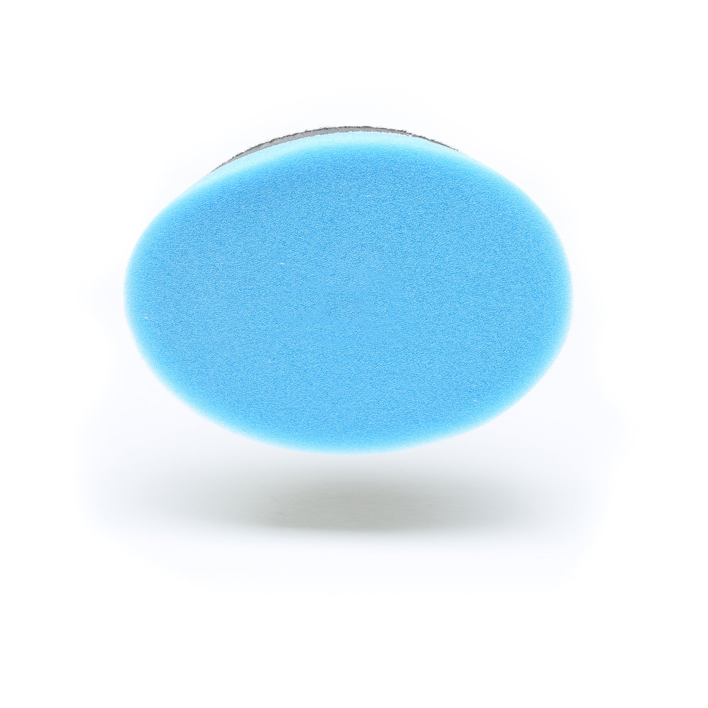 The Shurhold Industries, Inc. Buff Magic Heavy Oxidation Pad is a circular blue sponge shown against a white background—ideal for use with the Dual Action Polisher PRO to tackle severe oxidation.