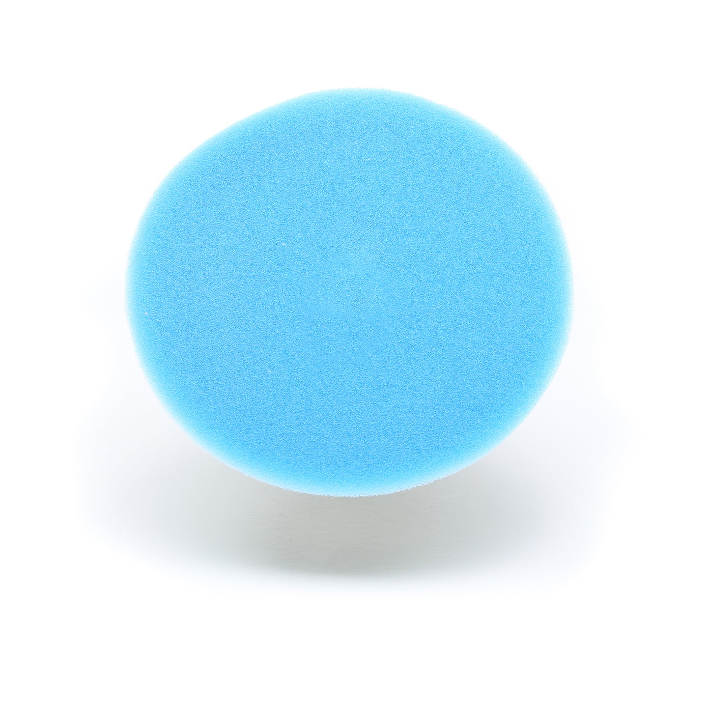 A round blue Buff Magic Heavy Oxidation Pad by Shurhold Industries, Inc. is displayed against a white background, ideal for removing severe oxidation when used with the Shurhold Dual Action Polisher PRO.