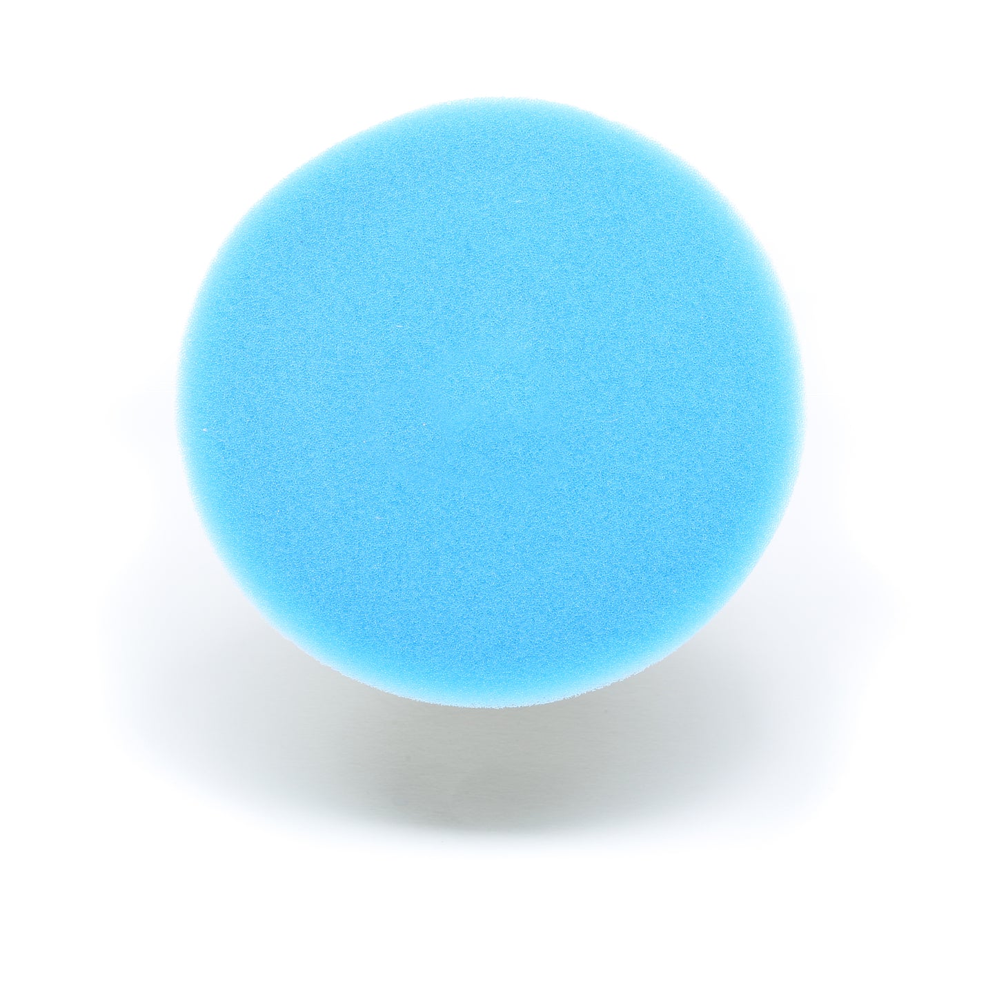 A round, blue Buff Magic Heavy Oxidation Pad by Shurhold Industries, Inc. is photographed from above on a white background—ideal for tackling severe oxidation with the Shurhold Dual Action Polisher PRO.