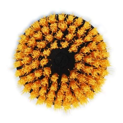 SKU #3206 Shurhold Medium Yellow Dual Action Polisher Scrub Brush: Underside