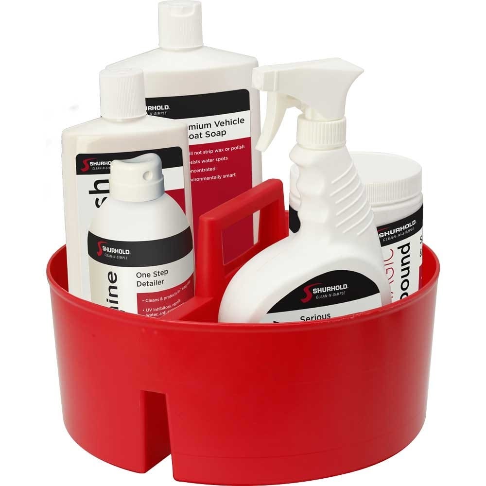 Shurhold Bucket Caddy with Chemicals