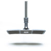 A Swivel Pad Base by Shurhold Industries, Inc., featuring bristles and a central attachment for a telescopic pole, compatible with Shurhold attachments, shown against a white background.