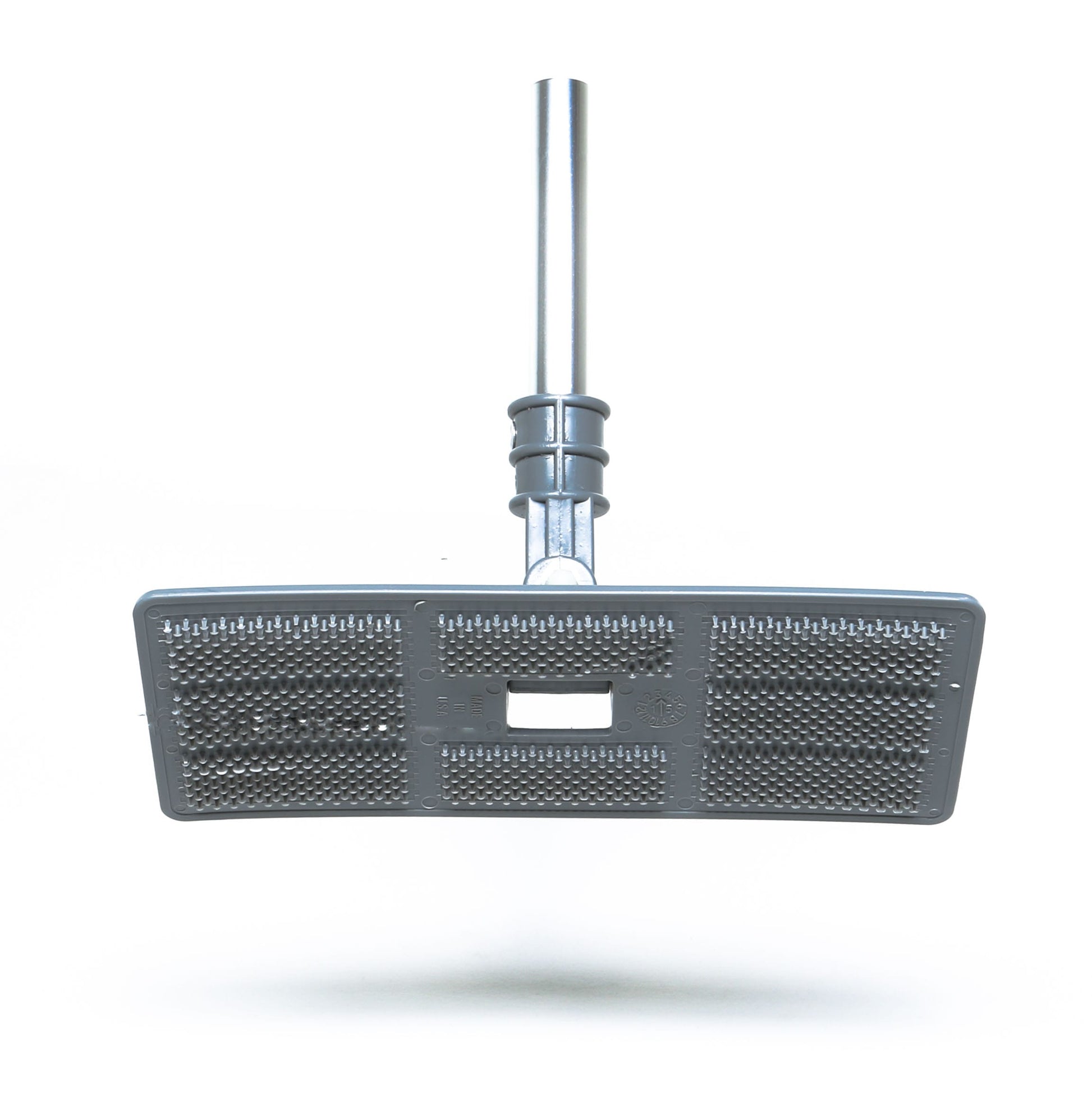 The Shurhold Industries, Inc. Swivel Pad Base is shown upright against a white background, compatible with Shurhold attachments and scrubber pads for versatile cleaning.