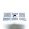 The Shurhold Industries, Inc. Swivel Pad Base is a rectangular metal grill plate with a central raised section and multiple perforations, shown against a white background. It is compatible with attachments such as scrubber pads.