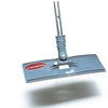 A gray plastic Swivel Pad Base by Shurhold Industries, Inc. features a pivoting joint and metal handle, shown against a white background—compatible with Shurhold attachments and scrubber pads for versatile cleaning.