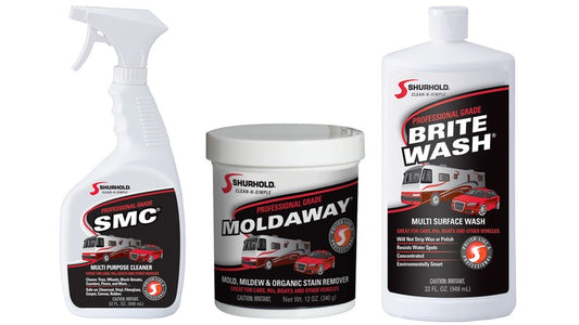 Shurhold SMC, Moldaway, and Brite Wash