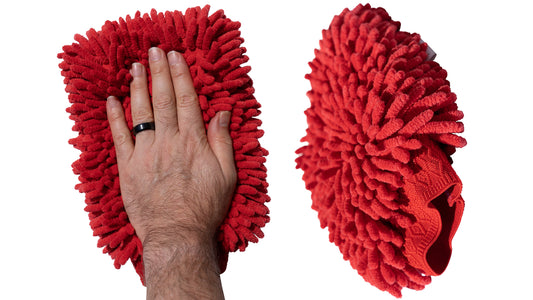 Soft, Absorbent Wash Mitt Cleans Delicate Surfaces