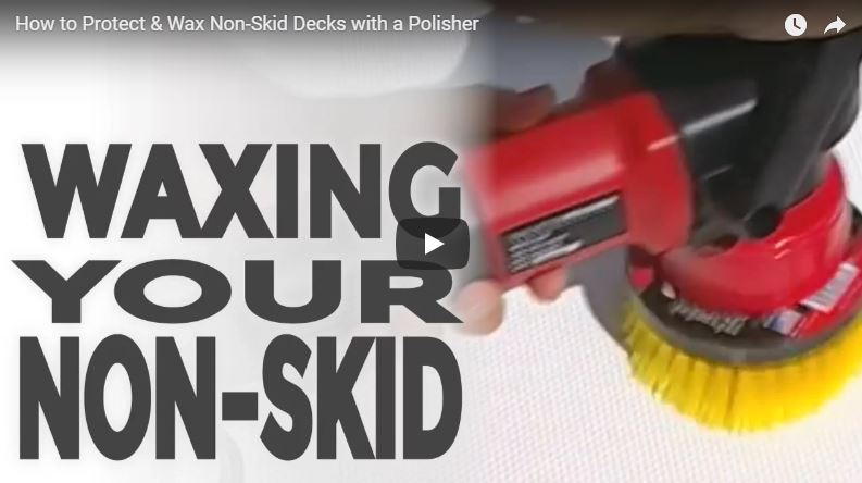Restore Faded Non Skid with a Rotary Polisher! - Shurhold Industries, Inc.