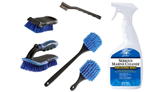 Shurhold Detail Brushes and Serious Marine Cleaner 