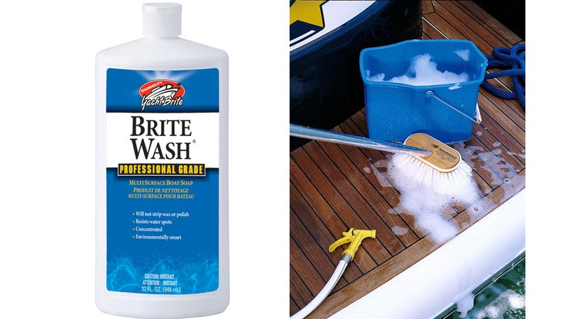 Shurhold Brite Wash and a Deck Brush