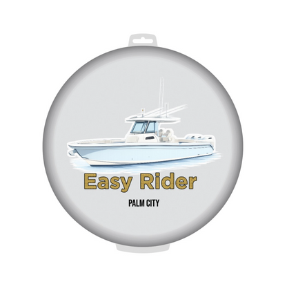 Illustrated Boat Custom Bucket Lid