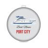 Illustrated Boat Custom Bucket Lid
