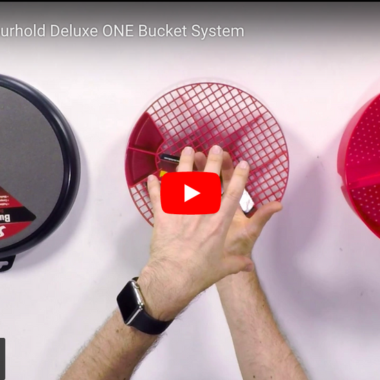 Video Thumbnail showing hands over Shurhold bucket accessories.
