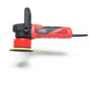 The Shurhold Industries, Inc. Dual Action Polisher, in red and black with a yellow sanding pad, is displayed on a white background—ideal for a high-gloss finish.