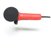 A Shurhold Industries, Inc. Dual Action Polisher is shown from the side with a black disc attachment against a white background, ideal for achieving a high-gloss finish.