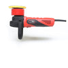 A red and black Shurhold Industries, Inc. Dual Action Polisher with side handle and circular pad is displayed on a white background, ideal for achieving a high-gloss finish.