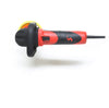 The Shurhold Industries, Inc. Dual Action Polisher in red and black, shown from above with a yellow sanding pad on a white background, is engineered to provide a professional high-gloss finish.