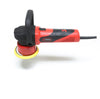 The Shurhold Industries, Inc. Dual Action Polisher features a red and black design with handle, power cord, and circular sanding pad—ideal for professionals seeking a high-gloss finish. Displayed on a white background.