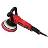 The Shurhold Industries, Inc. Dual Action Polisher Pro, shown with a foam pad on a white background, delivers professional-level performance and easy maintenance for all your detailing needs.