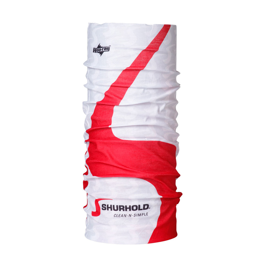 SKU #SGHOO-WHT Shurhold White and Red Bandana 