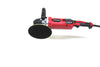 A refurbished Shurhold Industries, Inc. Pro Rotary Polisher with a black handle and circular pad is displayed on a white background, showcasing this professional tool for correcting surface imperfections.