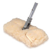The Swivel Pad Combo by Shurhold Industries, Inc. is a rectangular, cream-colored wool dust mop head with an angled gray handle and swivel pad.