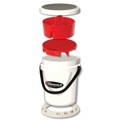SKU #2463 Shurhold Deluxe One Bucket System in White