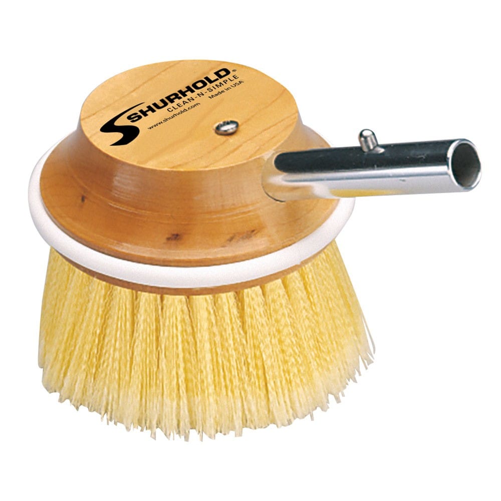 Round Boat Cleaning Brush, Boat Deck Brush