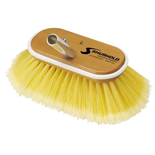 SKU #960 Shurhold 6 inch Yellow Soft Deck Brush