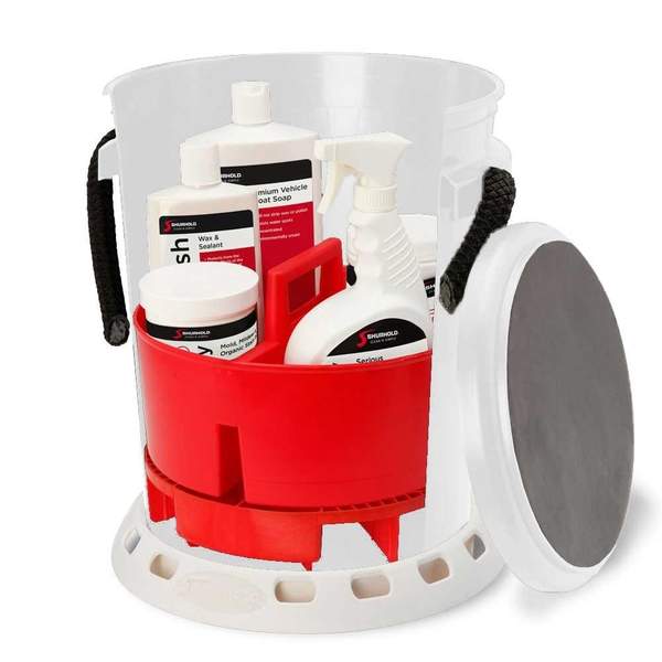 SKU #2465 Shurhold White Ultimate One Bucket System 